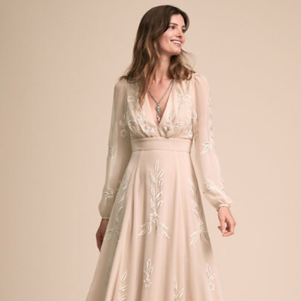 BHLDN Belize Dress Oyster